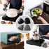 4PCS Oven Mitts, Silicone Pot Holders Heat Resistant, Mini Oven Gloves for Kitchen, Thickened Silicone Hot Pads for Cooking & Baking(2Black2Grey)...