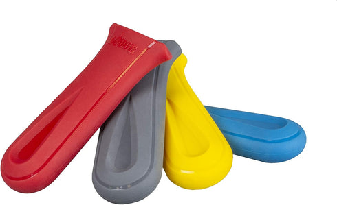 Lodge Deluxe Silicone Hot Handle Holder - Dishwasher Safe Hot Handle Holder Designed for Lodge Cast Iron Skillets 9 Inches+ w/ Keyhole Handle - Re...