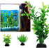 Fish Tank Accessories Green Plants, 10pcs Green Fish Tank Decorations, Aquarium Decor Plastic Plants...