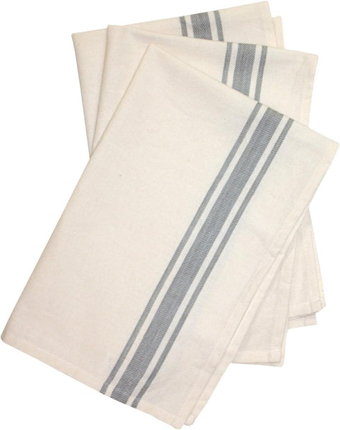 Aunt Martha's Gray Striped Dish Towels, 3 towels ($4.10 each)...