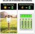 Henreepow 12-Pack Rechargeable AA Solar Batteries Ni-Mh 1.2v 600mAh Pre-Charged Double A Battery for Outdoor Solar Garden Landscape Lights...