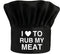 I Love to Rub My Meat,Funny Chef Hat?BBQ Chef Hats,Adjustable Kitchen Cooking Hat for Men & Women,Barbecue Party Gift, BBQ Lover Gift,Gift for Che...