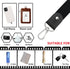 Phone Lanyard, 4 Pack Universal Nylon Cell Phone Lanyard Holder for Around the Neck for Women, Wrist Key Chain Lanyard Compatible with Most Smartp...