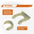 15PCS Brake Line Retainer, U Shape Metal Brake Hose Bracket Parking Brake Cable Clip, Replacement Hose Retaining Clip for Cars Trucks Motorcycles ...