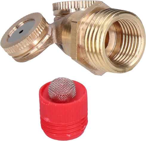 Garden Misting Spray Nozzle, 3Pcs Agricultural Spray Nozzle with Filter G 1/2 Male Thread Irrigation Mist Sprinkler Head Water Sprinklers Mister H...