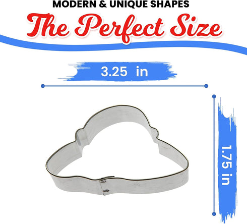Foose Cookie Cutters Ladies Hat, 3.25 Inches, Made in USA...