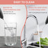 Powerful Milk Frother with Double Whisk, Handheld Electric Foam Maker, Hand Mixer Wand, Portable Mini Blender Foamer Stirrer for Coffee, Latte, Ma...