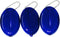 3 Oval Squeeze Purses - Made in USA (3 Blue)...