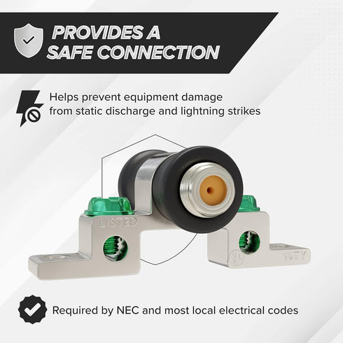 THE CIMPLE CO Coaxial Cable Connectors, 3GHz High Frequency, Ground Block, Coax Extender, RG6, Single Port, Weather Seal Boots, F-Type, Antenna, S...