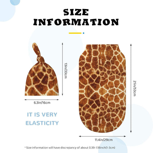 Giraffe Print Swaddle Blankets Newborn Receiving Blanket Baby Swaddle Wrap Soft Sleeping Sack for Baby Girls Boys...