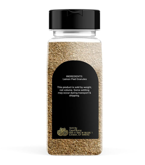 GranAroma Lemon Peel Granules, Versatile Seasoning, Teas, Dressings (8 Ounce)...