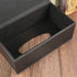 /N Rectangular PU Leather Tissue Box Napkin Holder, Used in Home Office, Hotel Room Napkin Box, Decorative Black (Black)...