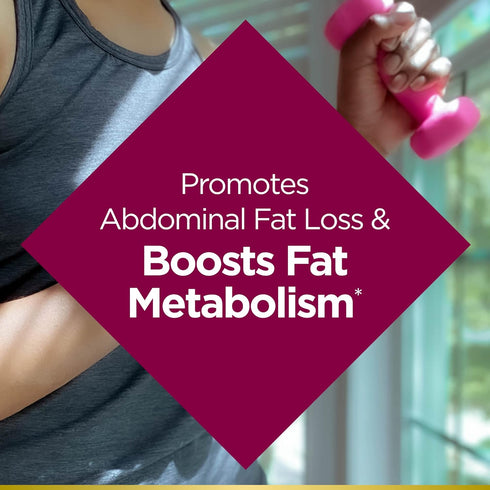 Nature’s Bounty Metabolism Booster Supplement, Boosts Fat Metabolism, Promotes Abdominal Fat Loss, with Citrus Extracts and Black Ginger, 60 Capsu...