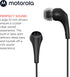 Motorola Wired Earbuds with Microphone - Earbuds 2-S Corded in-Ear Headphones, Control Button for Calls/Music, Comfortable Lightweight Silicone Ea...