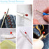 Essential Sewing Machine Cleaning Kit 12Pcs Includes Durable Tweezers Double Headed Lint Brush 4Pcs Short Screwdrivers,Seam Rippers|Sewing Machine...