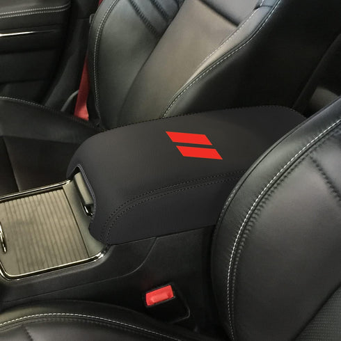 for Dodge Charger 2011-2023 Chrysler 300 2015-2022 Car Armrest Cover Center Console Pad Covers Scratch Resistance Box Cover Leather Protector Pad ...