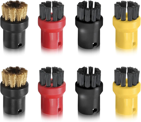 ilovelife Replacement Dust Remove Steam Cleaning Brush Small Round Brushes for Karcher SC1 SC2 SC3 SC4 SC5 SC7 CTK10...