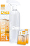 Dazz Bathroom Cleaner Starter Kit (1 Reusable Spray Bottle, 2 Refills) Tile, Tub Shower, Countertop and Bathroom Surfaces - All Natural, Eco Frien...