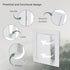 Vent Systems 4x6 Access Panels - Pack of 2 - ABS Plastic - Easy Access Panel for Drywall, Wall and Ceiling Electrical and Plumbing Service Door Co...