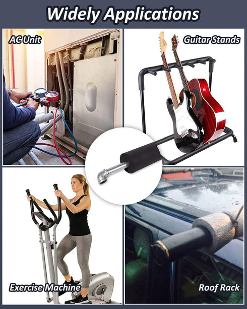 Pipe Insulation Foam Tube - 3/4 Inch Foam Tubing for AC Unit, Guitar Stands, Exercise Machine Handle and Roof Rack (3/4Inch ID-6FT)...