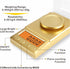 Milligram Scale 50g/0.001g,Portable Jewelry Scale with Cal Weight,LCD Backlit, Tare, High Precision Mini Carat Gram Scale for Powder Medicine,Jewe...