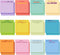 Yinder 24 Pcs Employee Appreciation Sticky Notes Thank You Gifts Bulk End of Year Teacher Gift Mini Pocket Inspirational Notepads for Coworker Gra...