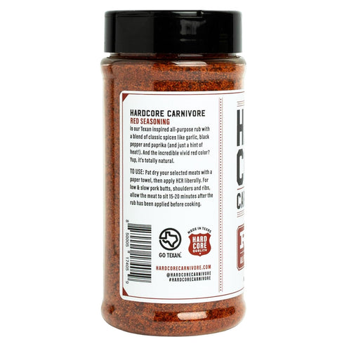 Hardcore Carnivore Red: All purpose seasoning for pork, chicken, BBQ (Large Shaker)...