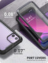 i-Blason Ares Case for iPhone 11 6.1 inch (2019 Release), Dual Layer Rugged Clear Bumper Case with Built-in Screen Protector (Black)...