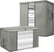 2 Pack Foldable Large Storage Bags - Horizontal + Erect for Comforter Blanket Quilt Clothes Pillow, Clear Window & Handles, Closet Under Bed Organ...