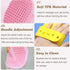 4Pack Pet Grooming Brush Kit, Aoche Dog Bath Brush Flea Comb for Dogs Pet Shampoo Brush Soothing Massage Rubber Comb Flea Lice Comb Cat Tear Stain...