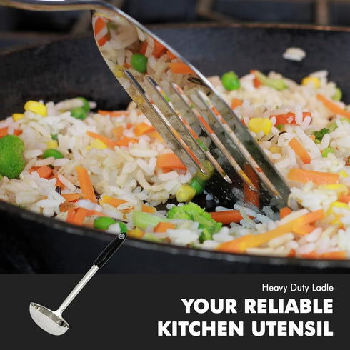 Chef Craft Select Ladle, 13 inch, Stainless Steel...
