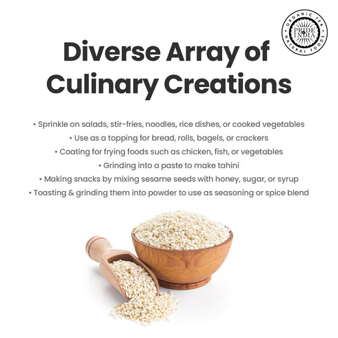 Pride of India | Sesame Seed Whole 2.3 oz (65.20 gm) Small Dual Sifter Bottle | Unhulled & Fresh | Keto-Friendly/Gluten-Free | Rich in Dietary Fib...