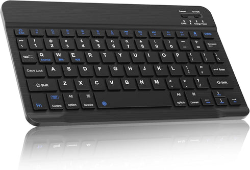 Bluetooth Keyboard for iPad 5th~10th gen, iPad Air (M2 2024, 5th/4th gen), iPad Pro 11-in, Samsung Galaxy Tablet, Xiaomi, Wireless Design, USB-C R...