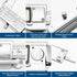 Digital Caliper, Caliper Measuring Tool with Stainless Steel, Electronic Micrometer Caliper with Large LCD Screen, Auto-Off Feature, Inch and Mill...