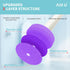 48 Count Disposable Toilet Brush Heads, Toilet Bowl Wand Refills for Toilet and Bathroom Cleaning, Purple Lavender Fragrance...