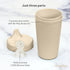 Re-Play Sippy Cups for Toddlers - 10 Oz. Reusable Spill Proof Cups for Kids, Dishwasher/Microwave Safe - Made in USA - Set of 3-3.13" x 6.25" - Se...