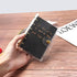 A7 Soft PVC Binder Cover Glitter Golden Refillable Budget Binder 6-Holes Loose Leaf Notebook Binders Round Ring Personal Planner Pages Protectors ...
