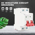 DC Miniature Circuit Breaker, 500V 16A 2P Leakage Protection Air Switch OverCurrent Tripping Device DZ47-63Z...