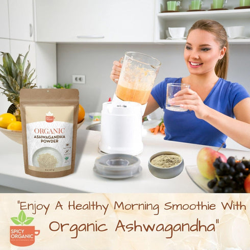 Ashwagandha Root Powder 4 oz. – Pure and Raw Indian Ginseng (Withania Somnifera) - A Versatile Alternative for Supplements, Herbal Teas, and More,...