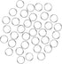 Fushing 100Pcs Stainless Split Rings, Crystal Chandeliers Connectors for Chandelier, Curtain,Suncatchers, Crystal Garland,Necklaces, Keys, Earring...