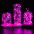 CYLAPEX 6 Pack Pink Fairy Lights String Battery Operated Fairy Lights Firefly Lights LED Starry String Lights 3.3ft 20 LEDs Silvery Copper Wire fo...