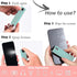 3 in 1Fingerprint Proof Screen Cleaner Tool, Touchscreen Electronic Screen Cleaner with Microfiber and Soft Fiber Flannel for All Phones, Laptop,T...