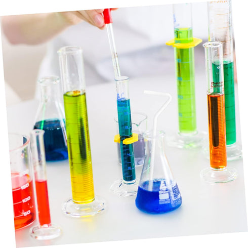 ULTECHNOVO Glass Cell Spreader, 4pcs Glass Coating Rod Glass Spreader Glass Diffuser Bars Professional Cell Spreaders Lab Glass Rod Tools Laborato...