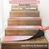 OJIA Extra Non-Slip Stair Treads for Wooden Steps, 30"X8" Indoor Stair Runners Slip Resistant Stair Rugs Safety Mats for Dogs, Kids & Elders, Rubb...