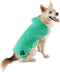 Bone Dry Pet Robe Collection Embroidered Absorbent Microfiber Bath Robe with Adjustable Closure, for Dogs & Cats, Large, Aqua...