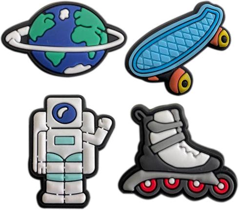 monochef Shoe Charms for Boys Teens: 35pcs Cute Shoe Decoration Charms for Shoes Bracelet Wristband Clog Sandals Party Favors Gifts Kids Adults Ba...