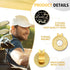 Black Gold Golf Ball Marker with Hat Clip, Funny Golf Accessories for Men Women Dad Mom Grandpa Golf Lover...