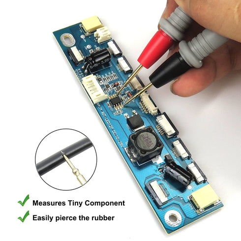 6000 Counts TRMS Digital Multimeter Auto Ranging - Multitester for AC/DC Current Voltage Resistance Capacitance Frequency/Duty,Diode/hFE, NCV, Tem...