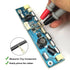 6000 Counts TRMS Digital Multimeter Auto Ranging - Multitester for AC/DC Current Voltage Resistance Capacitance Frequency/Duty,Diode/hFE, NCV, Tem...