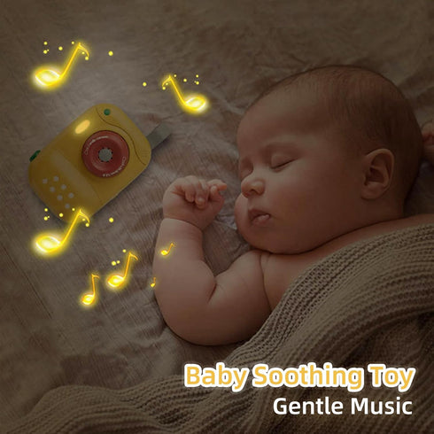 Baby Cell Phone Toy for Boys Girls 6 12 18 Months, Musical Soothing Piano Song Learning, Early Educational Camera Sound Activities Pretend Play, M...